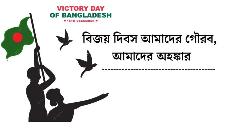 বিজয় দিবস নিয়ে উক্তি