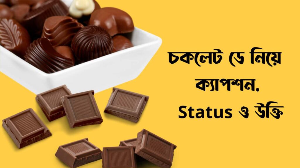 চকলেট ডে নিয়ে ক্যাপশন ও Status