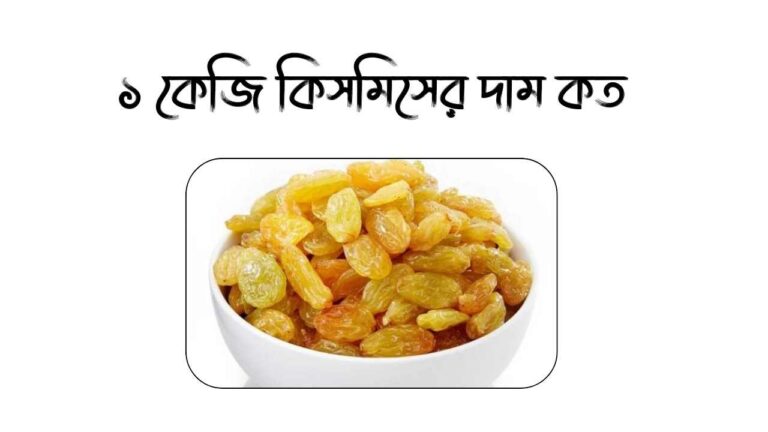 ১ কেজি কিসমিসের দাম কত